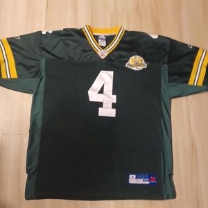 Brett Favre #4 1957-2007 Lambeau Field NFL Jersey